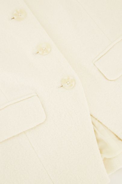 Beige gilet with pockets