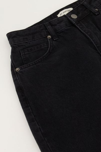 Zwarte wide leg jeans