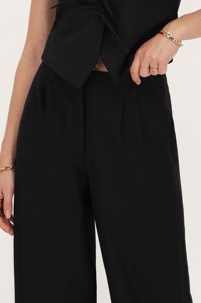 Pantalon noir large