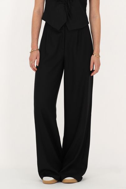 Pantalon noir large