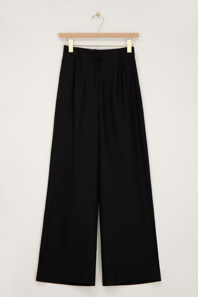 Pantalon noir large
