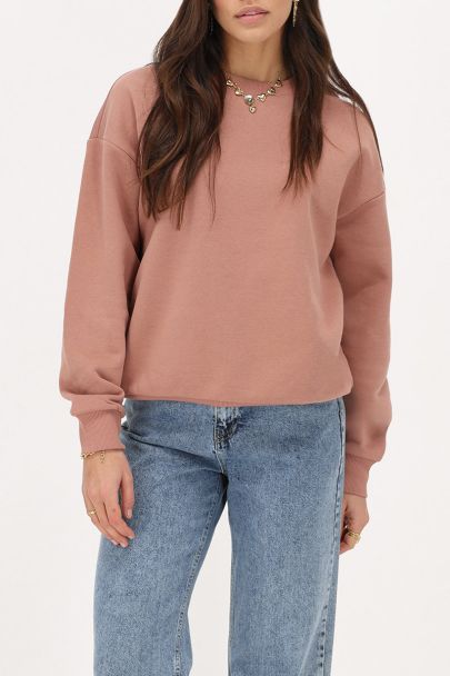 Bruine sweater "Atelier paris"