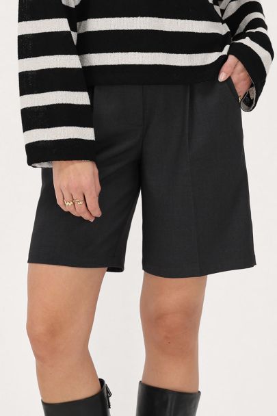 Donkergrijze jorts pantalon