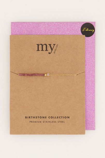 Birthstone bracelet