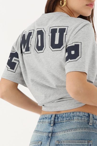 Grijs T-shirt "Amour"