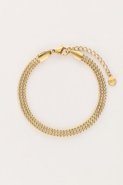 Iconic armband met bolletjes