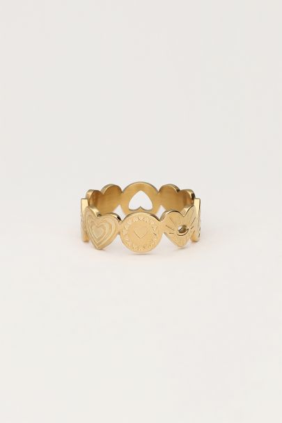 Iconic ring chunky hartje