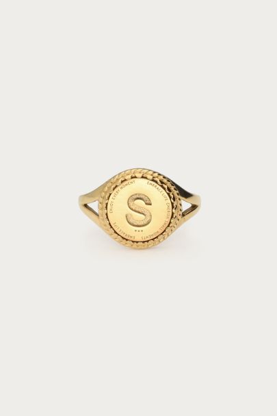 Bague initiale vintage