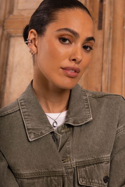 Ear cuff à trois rangs