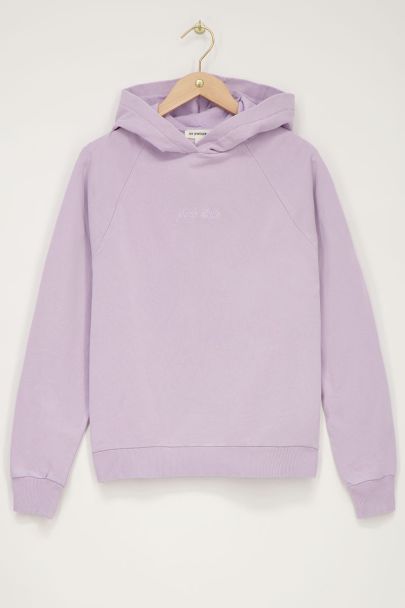 Lila hoodie Paris étoile
