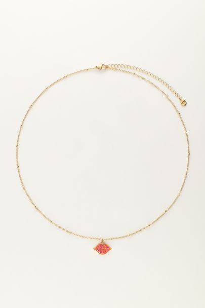 Candy necklace with tr&egrave;s belle charm | My Jewellery