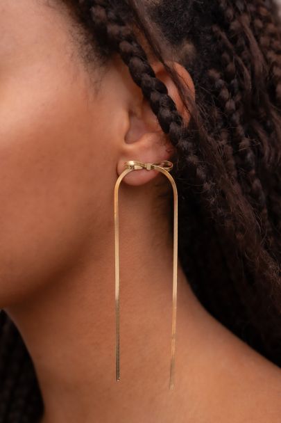 Boucles d'oreilles avec nœud 