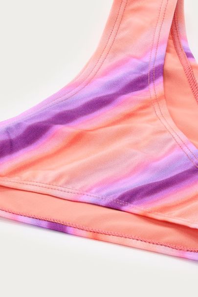 Roze bikini broekje V-shape gradient