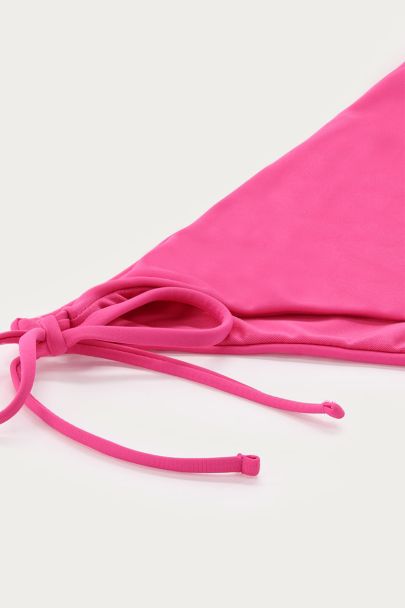 Pinke Bikini-Hose mit Schleifen