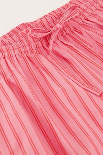 Pinke gestreifte Hose