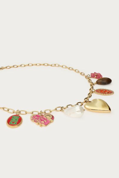Ciao Gliederkette mit Charms