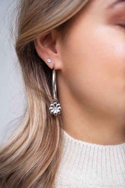 Aros con colgante Love in Bloom