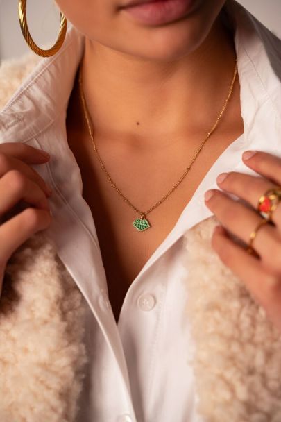 Collier Candy vert  «très belle»