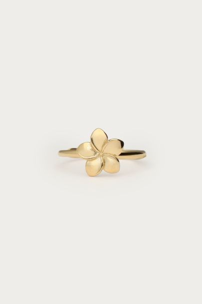 Tropical ring met bloem