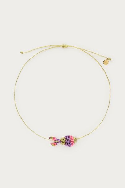 Anklet with multicoloured fish