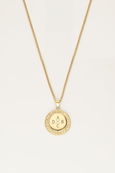 Atelier lange ketting met vintage bedel