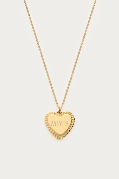 Atelier ketting met hartjes bedel