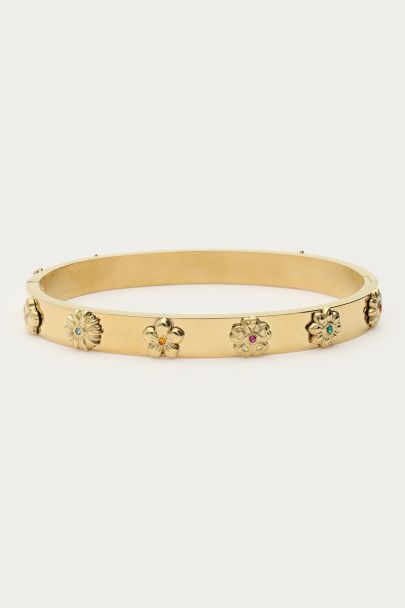 Bangle met bloemen