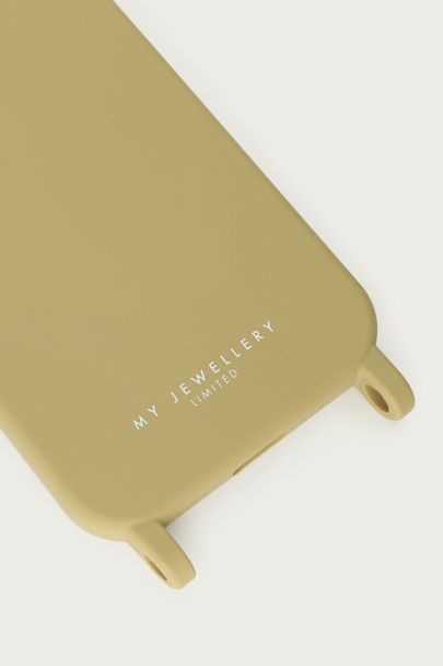 Beige phone case silicone