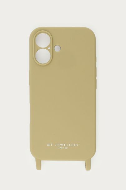 Beige phone case silicone