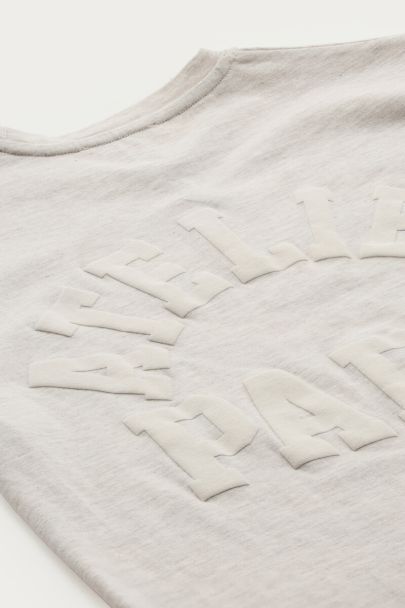 Beigefarbenes T-Shirt "Atelier Paris"
