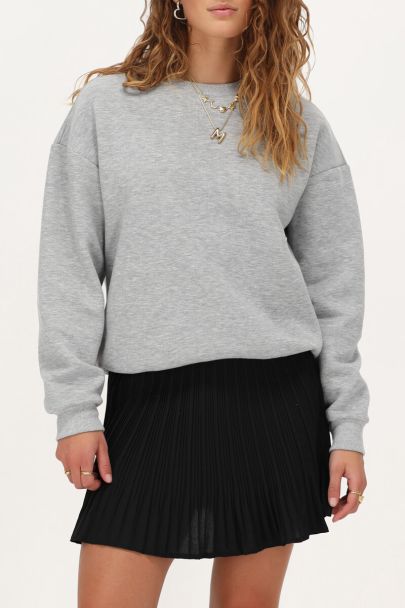 Minijupe plissée noire