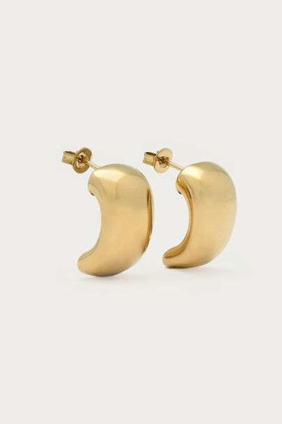 Bold wide hoop earrings | My Jewellery