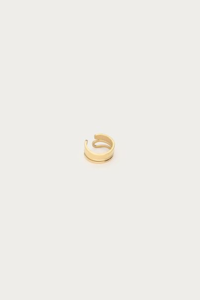Bold ear cuff open U