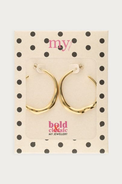 Boucles d'oreilles Bold organique
