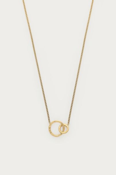 Collier minimaliste Bold cercles ouverts
