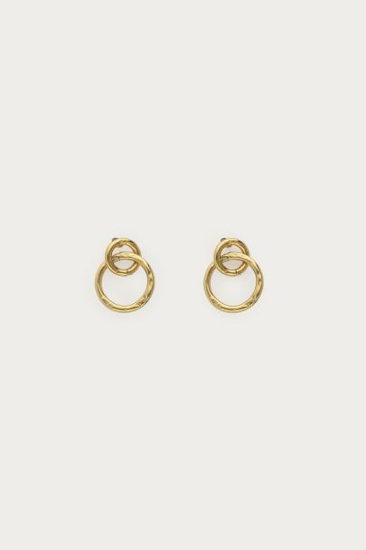 Bold hoop earrings with open circles | My Jewellery