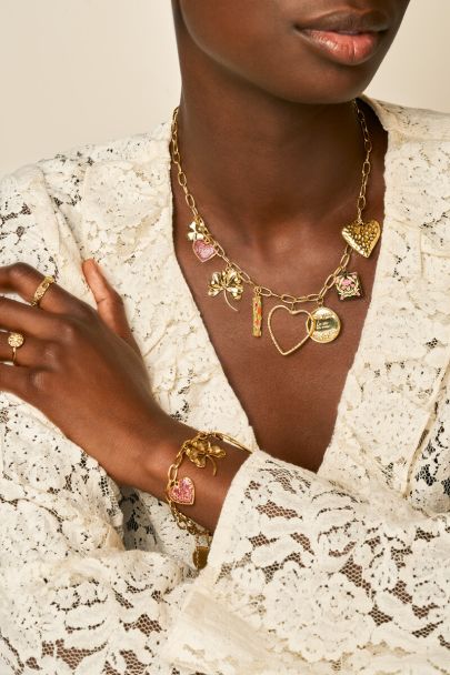 Collier Botanical à maxi charms 