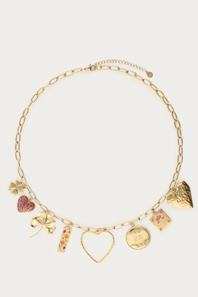 Collier Botanical à maxi charms 