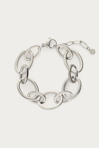 Armband met grove ovale schakels