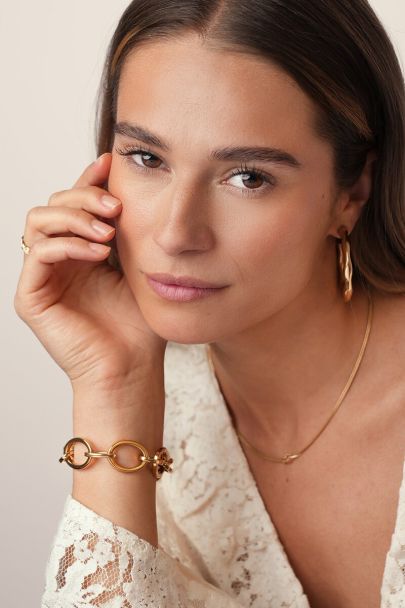 Armband met grove ovale schakels