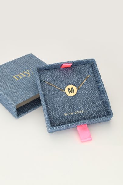 Armband met open initial