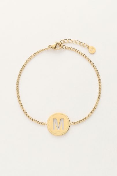Armband met open initial