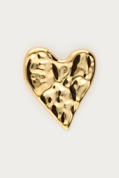 Broche met groot hart