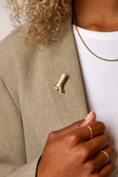 Broche botte de cow-boy