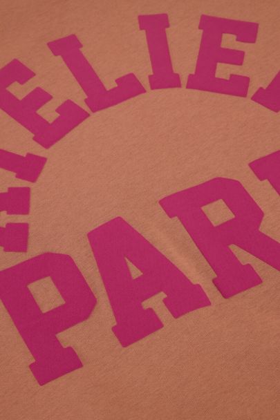 Braunes Sweatshirt "Atelier paris"