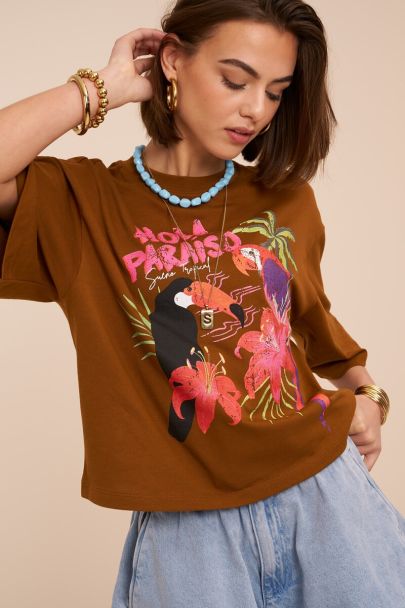Bruin T-shirt "Hola paraiso" 