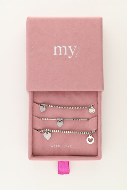 Candy Armbandset mit Herzen