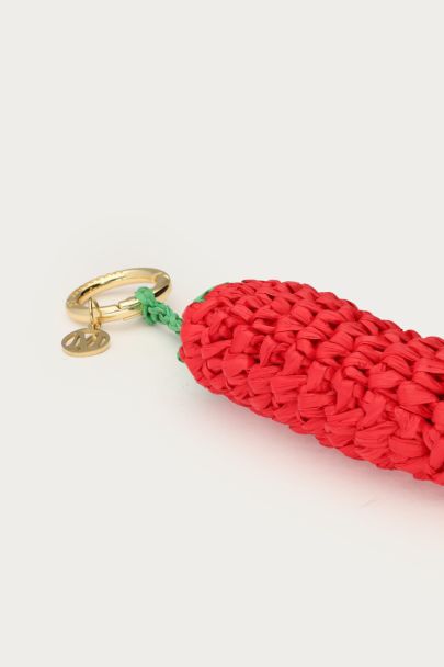 Ciao bag charm met rode peper