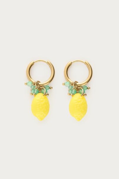 Boucles d'oreilles Ciao citron
