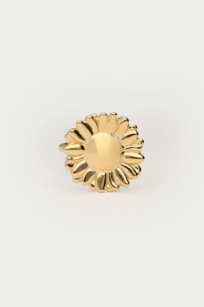 Ciao ring met zonnebloem